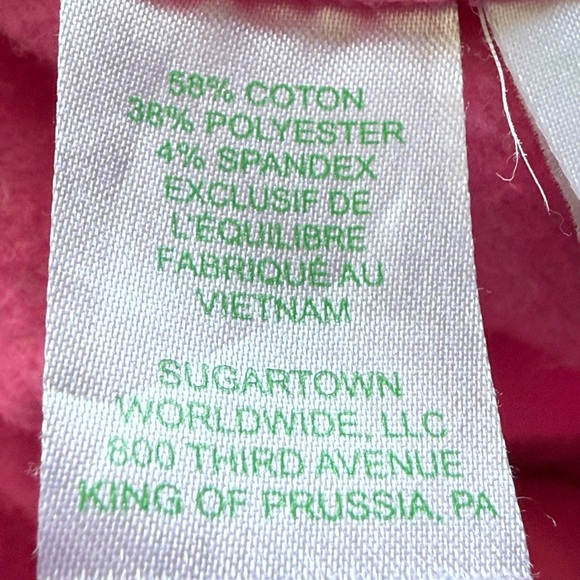 Lilly Pulitzer Pink 3/4 zip Hoodie with pocket - Picture 7 of 10